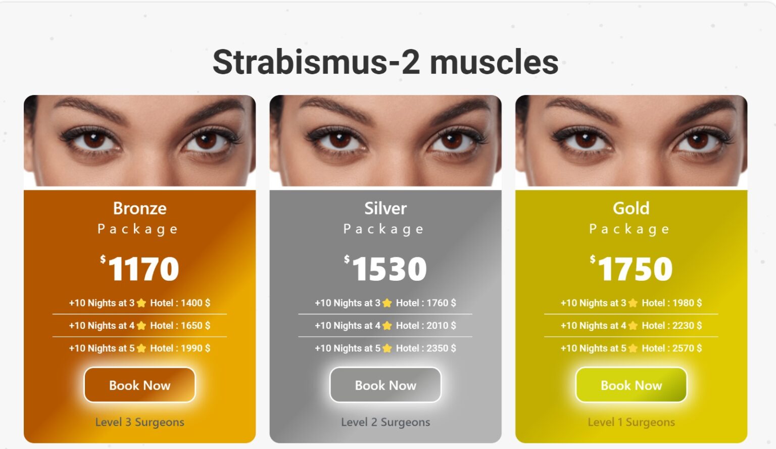 Strabismus packages in Iran with Nora health Tour